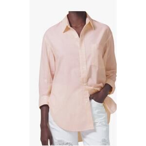 Citizens of Humanity Kayla Button Down Shirt in Sherbert Peach S
